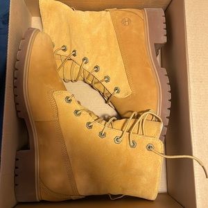 Fleece fold down Timberlands
